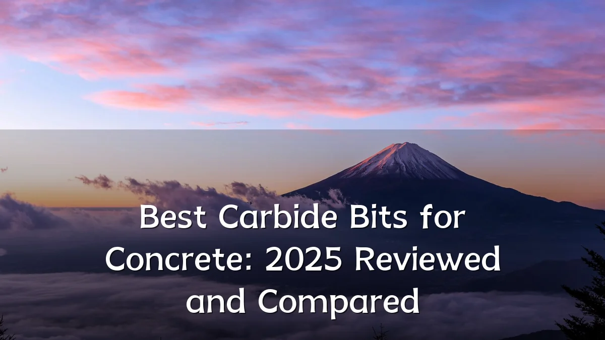 Best Carbide Bits for Concrete: 2025 Reviewed and Compared