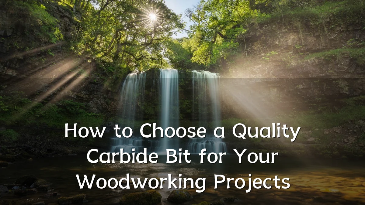 How to Choose a Quality Carbide Bit for Your Woodworking Projects