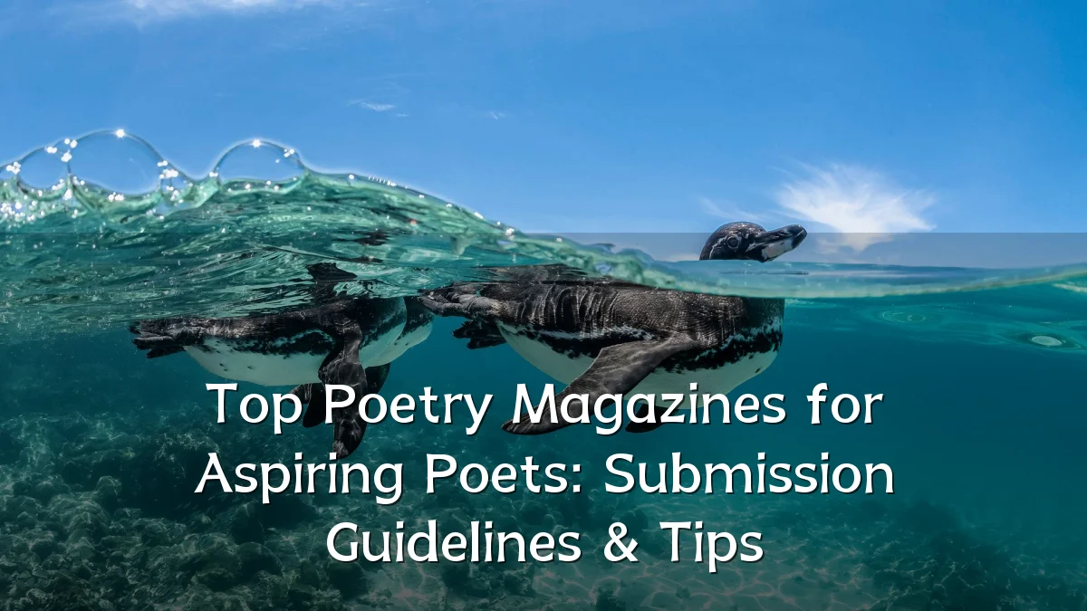Top Poetry Magazines for Aspiring Poets: Submission Guidelines & Tips