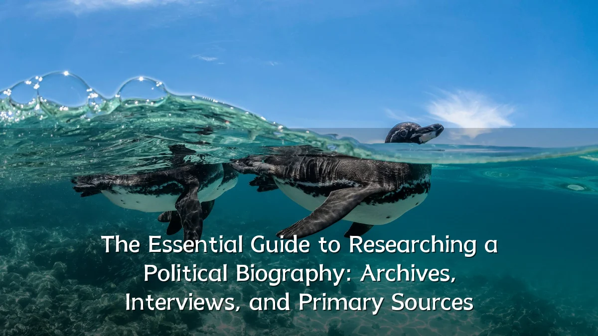 The Essential Guide to Researching a Political Biography: Archives, Interviews, and Primary Sources